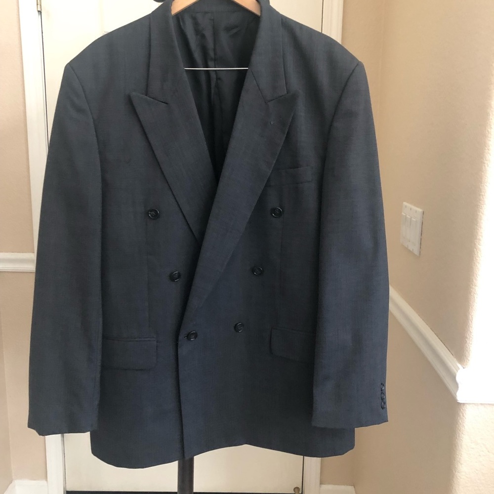 Men’s Moda Prima 100% wool double breasted suit
